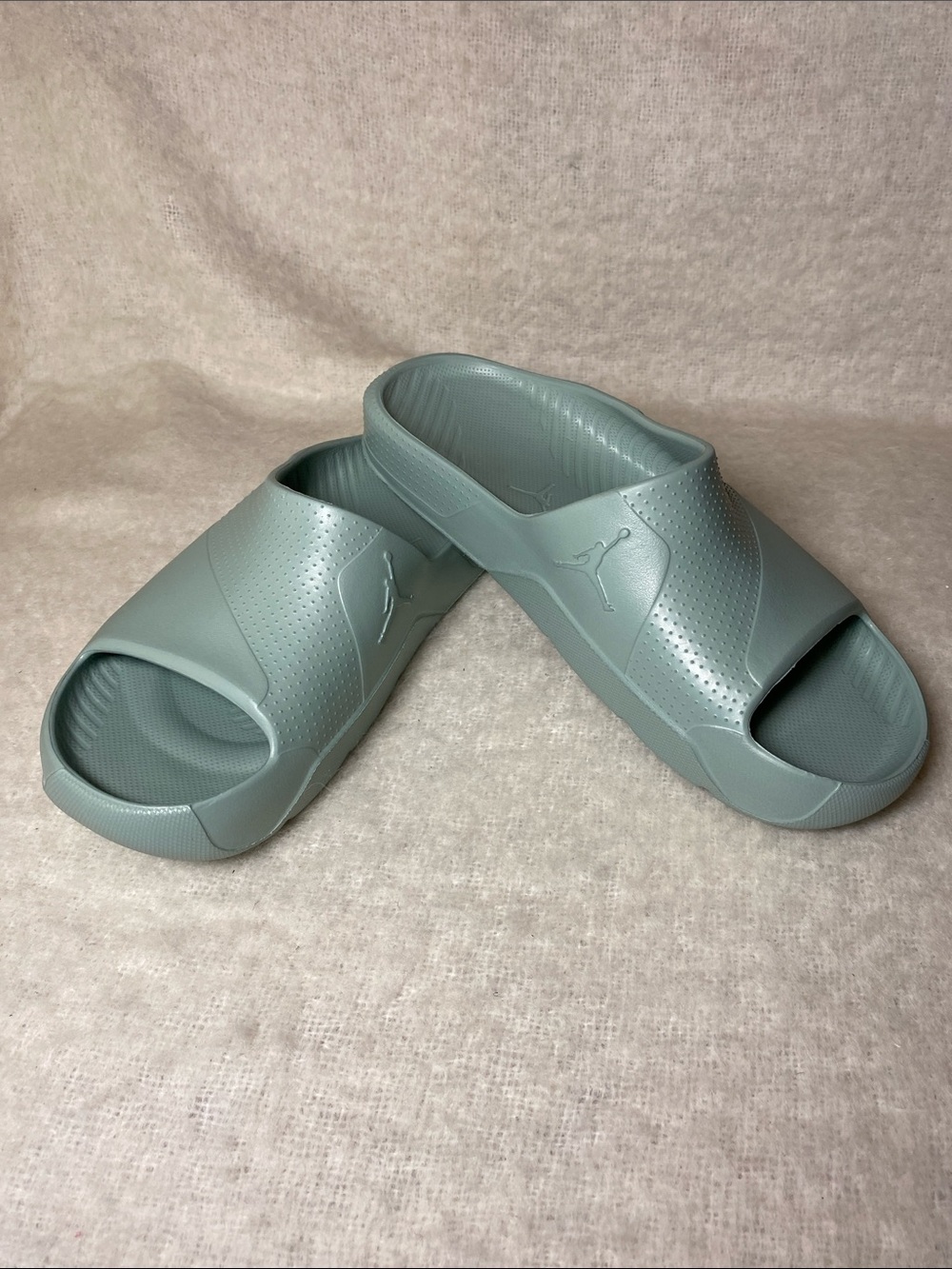 Jordan Slide Sandals in Sage Green